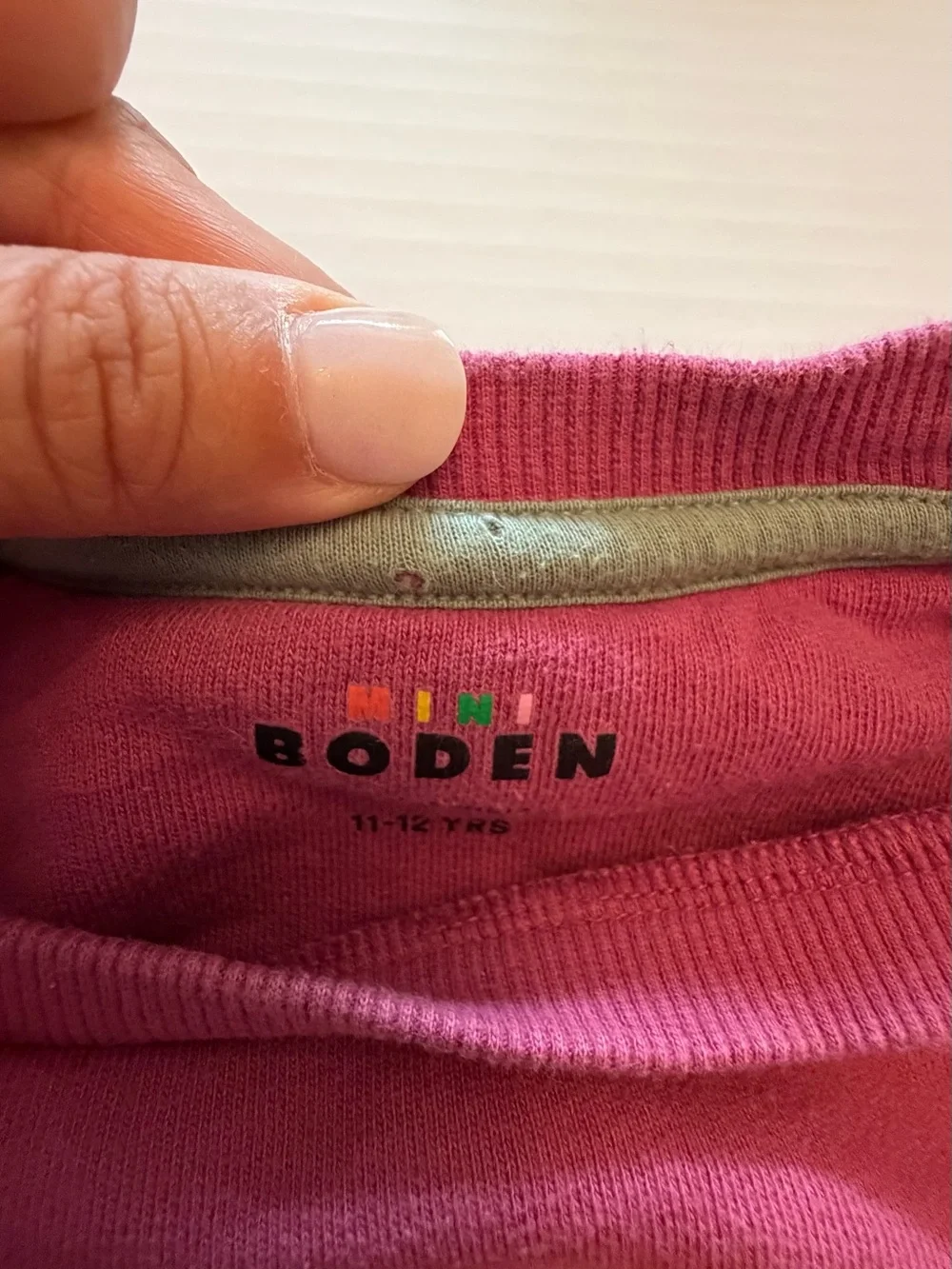 Mini Boden Acorn Sweatshirt 11-12 yr